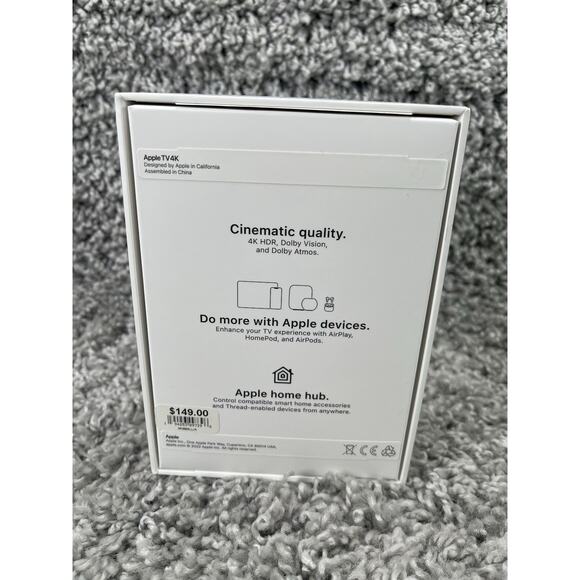 Apple TV 4K 3rd Generation 128 GB Wifi Ethernet MN2843 EMPTY BOX - Picture 8 of 8